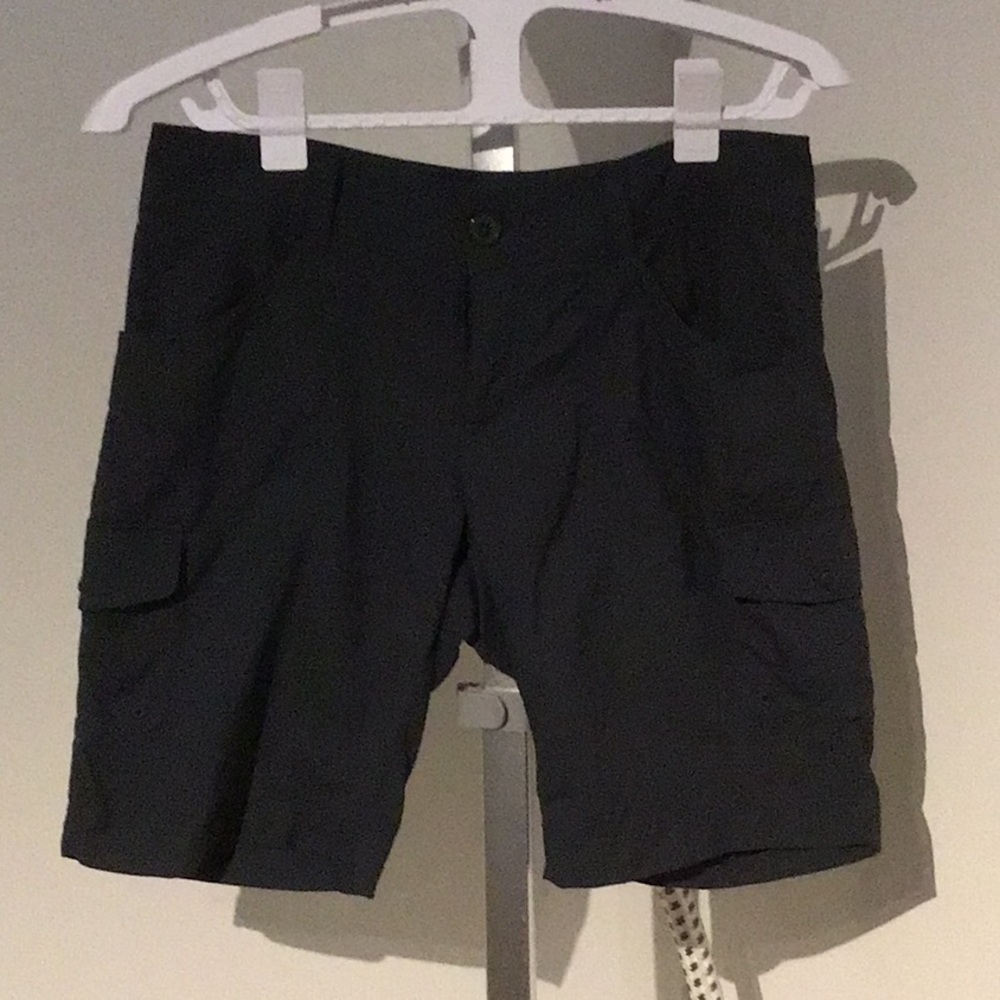 Columbia blue gray nylon shorts